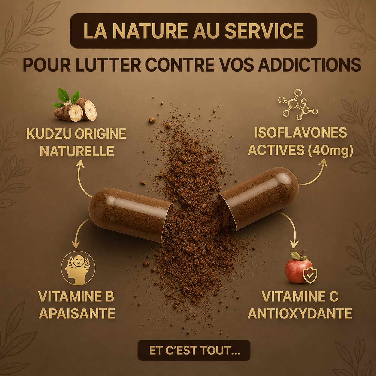 Kudzu 100% naturel