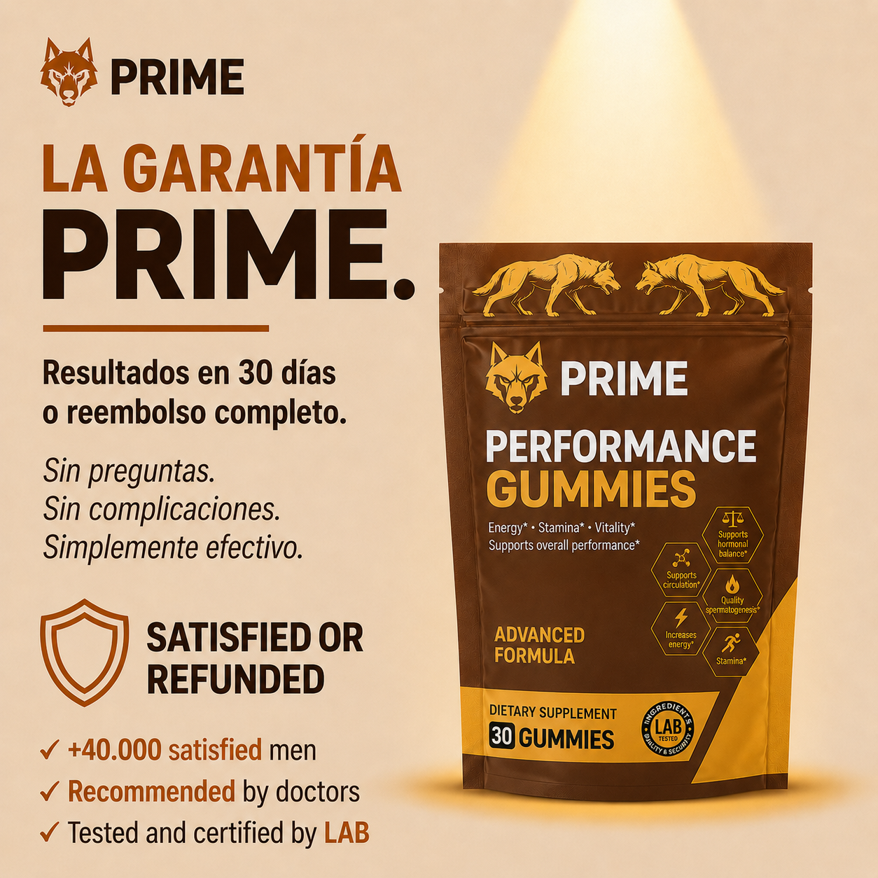 60 Performance+ Gummies (2 Envases)